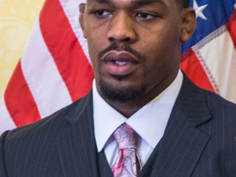 Jon Jones at a U.S. Senate event, 2014