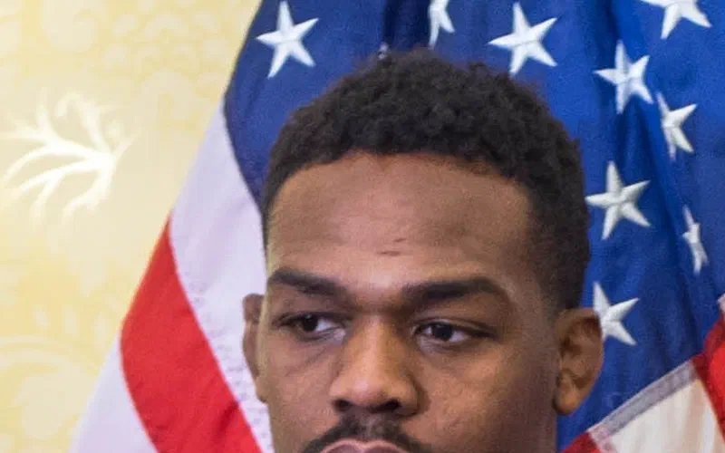 Jon Jones at a U.S. Senate event, 2014